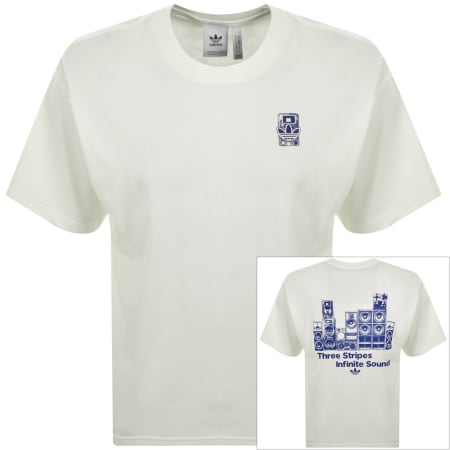 adidas Originals Lofi T Shirt Off White | Mainline Menswear x